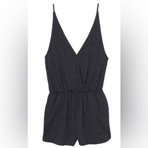 NEW Pink 2017 crossover front plunge neck romper